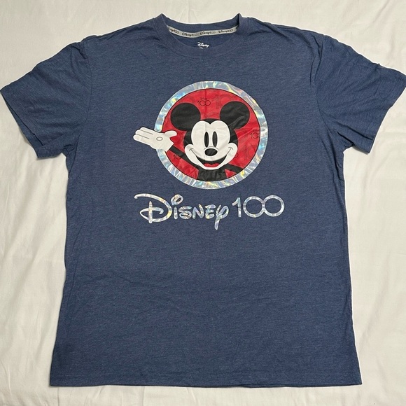 Disney Tops - Disney 100th Anniversary Mickey Mouse Adult L Two-Sided
T-Shirt